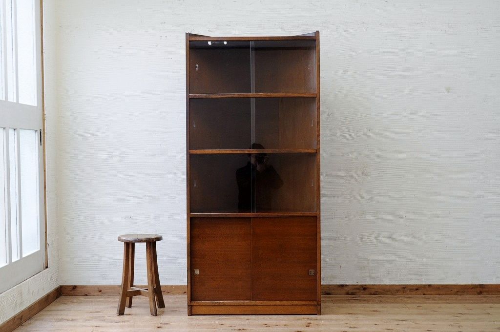 レトロ家具　1960年代 レトロなコーナーキャビネット