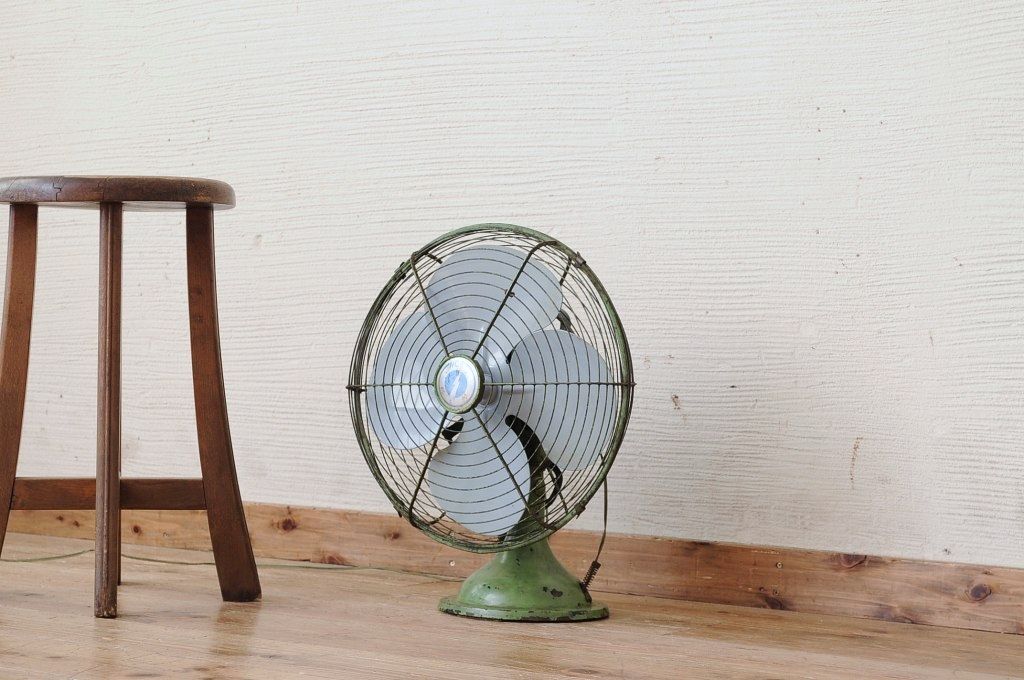アンティーク雑貨　レトロな卓上扇風機　NDS