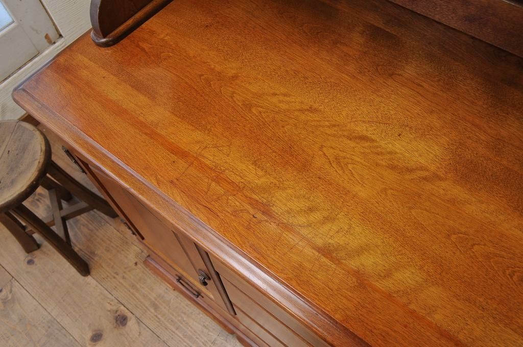 ◇新品展示品　USA製　メイプル材の上質なカップボード(定価350000円)
