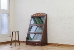 アンティーク雑貨　極上美品!古い雑貨屋の筆ケース(陳列棚)