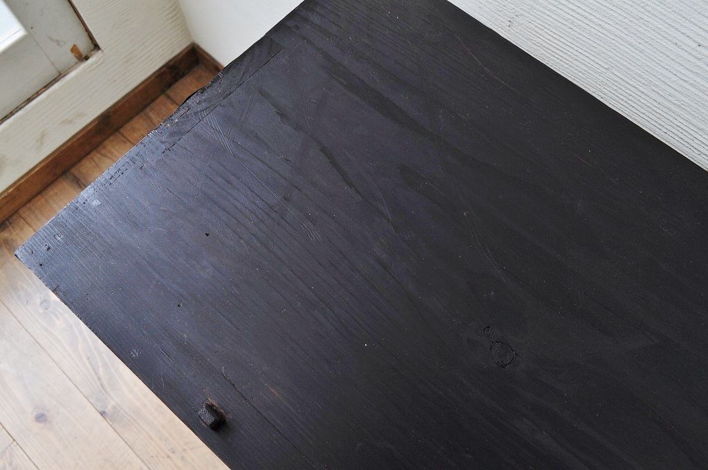 アンティーク家具　明治〜大正　迫力の一間大川箪笥(下段)