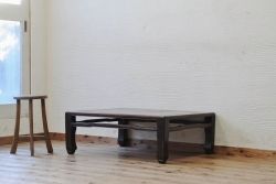 アンティーク家具　素敵な雰囲気!古い唐木のシックな座卓
