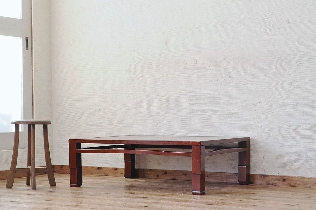 アンティーク家具　総欅!漆の綺麗な座卓