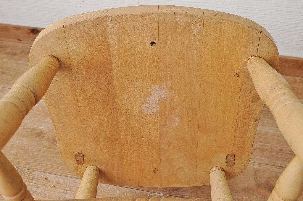 中古　イギリス製　しっかりとした椅子2脚セット1