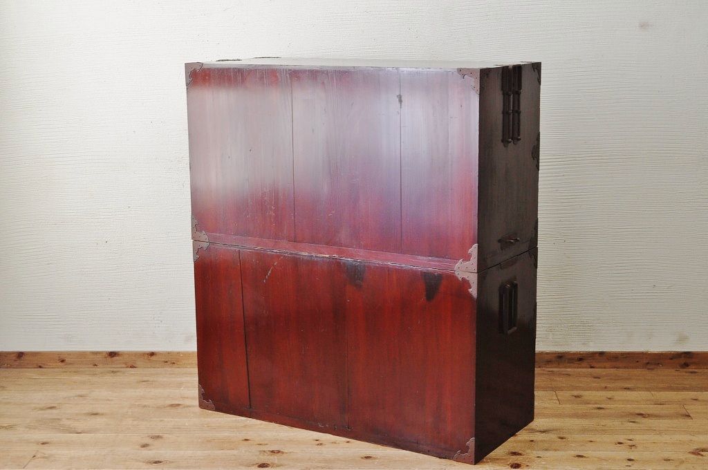 極上美品!漆の綺麗な上手二本松箪笥