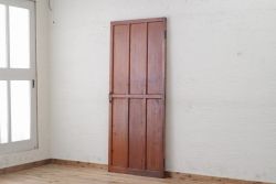 古い木のシンプルな無垢材ドア5