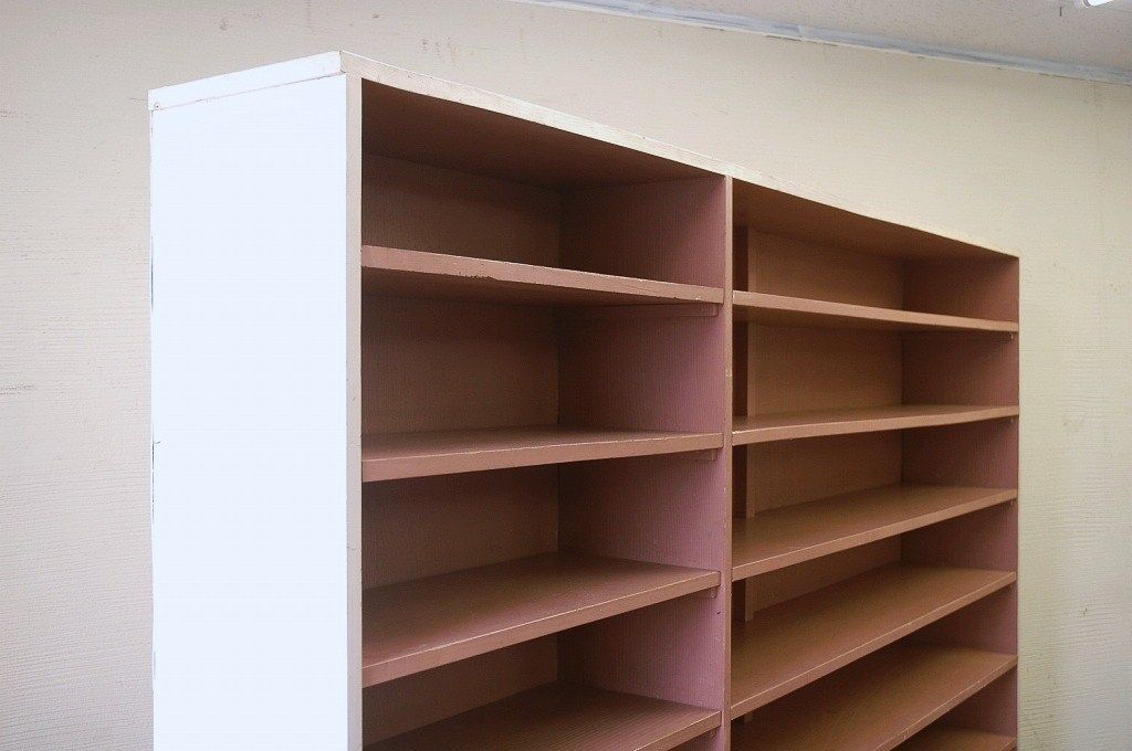 アンティーク家具　特大!ペンキの剥げた大きな飾り棚