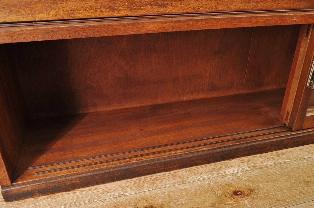 アンティーク家具　特大!古い木のシンプルな収納棚(本棚)