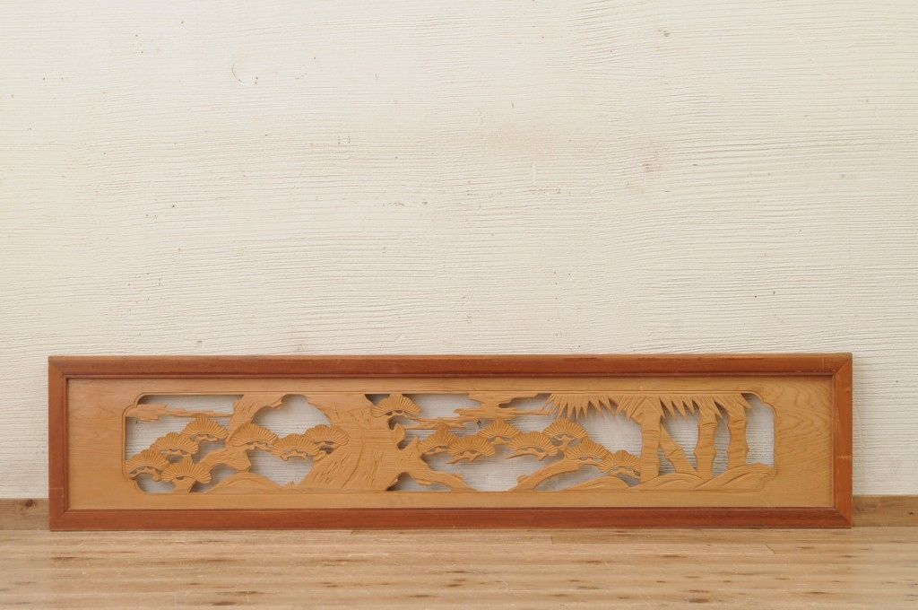 古い欄間1枚(9)