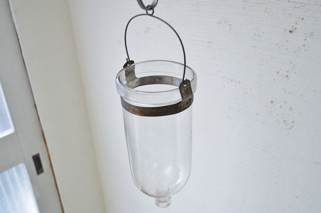 アンティーク雑貨　珍品　古い吊り下げ瓶(ガラスビン)