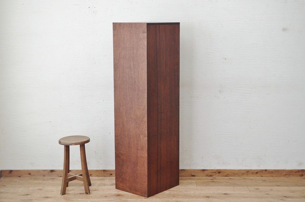 アンティーク家具　★古い木のシンプルな飾り棚(本棚)