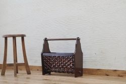 アンティーク雑貨　1960年代　レトロなマガジンラック