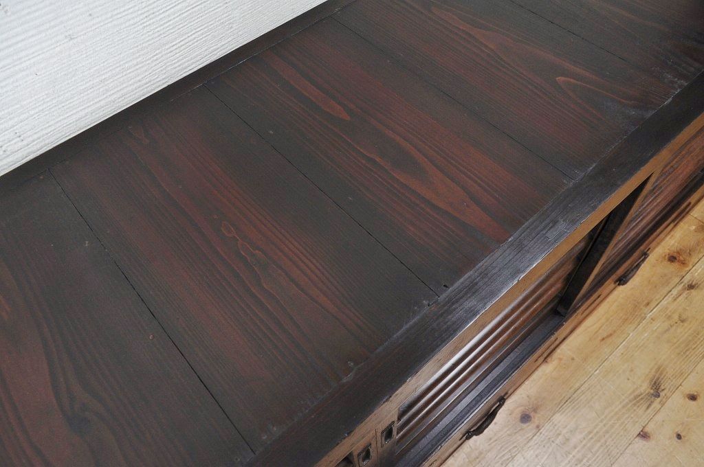 アンティーク家具　特大!九尺水屋箪笥サイドボード1