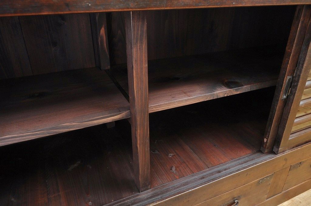 アンティーク家具　特大!九尺水屋箪笥サイドボード1
