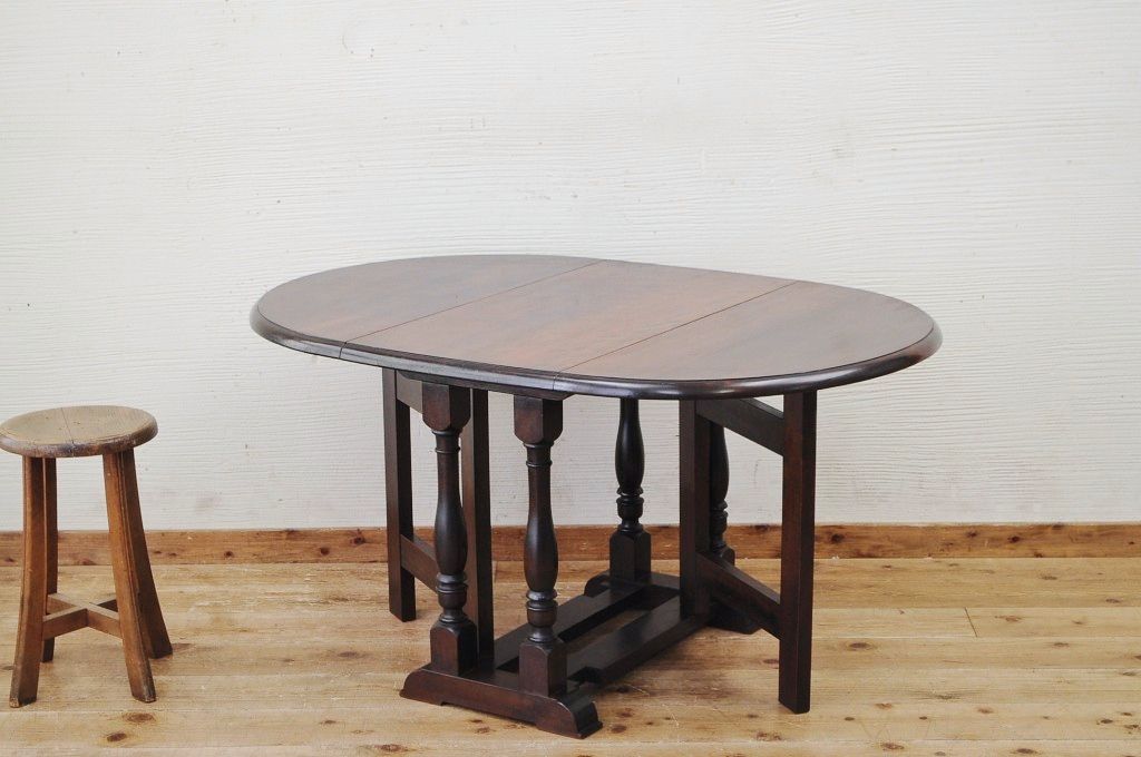 中古　松本民芸家具　バタフライテーブル