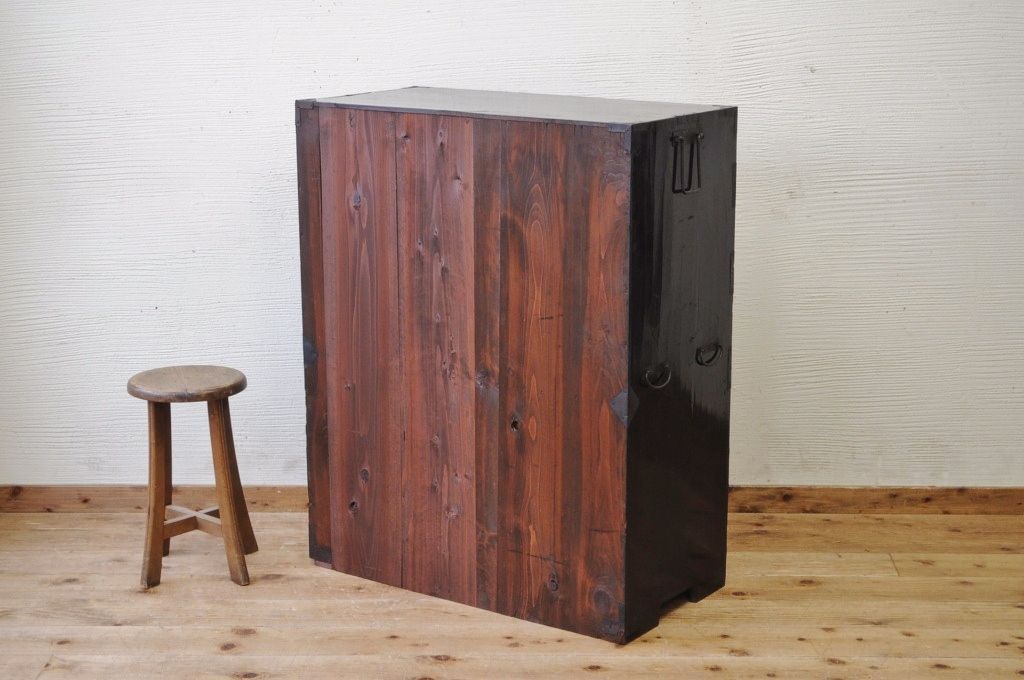 美品!古い欅材の松本箪笥　
