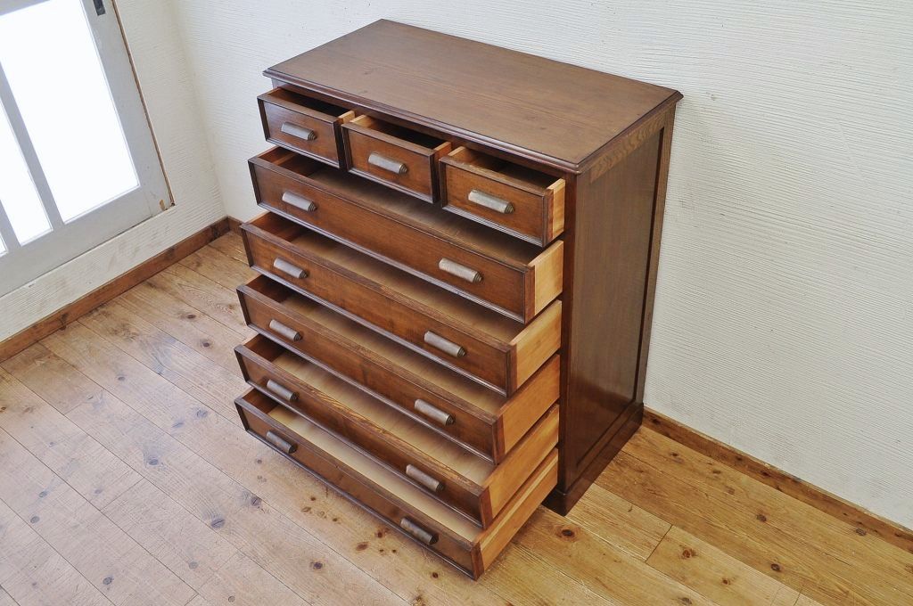 極上美品!古いナラ材の上質なチェスト