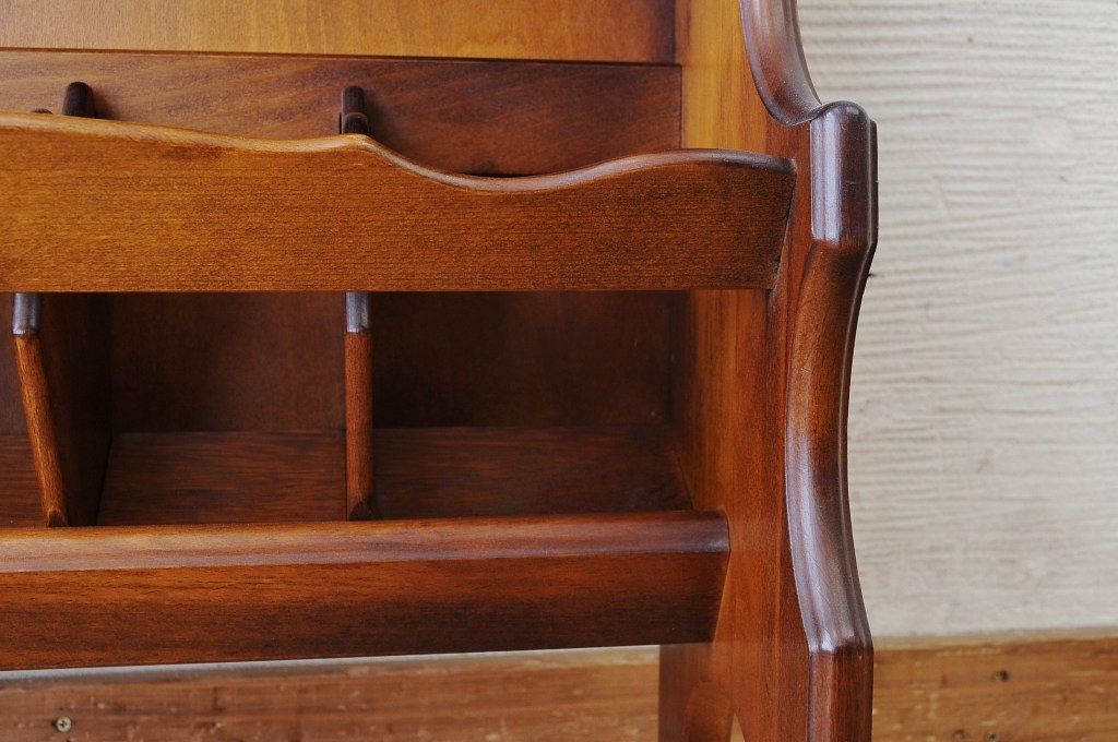アンティーク雑貨　中古　カリモクスリッパラック