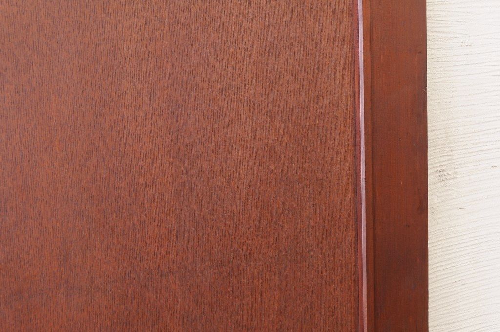 アンティーク　当時物色ガラス入り!菱形窓のモダンなドア