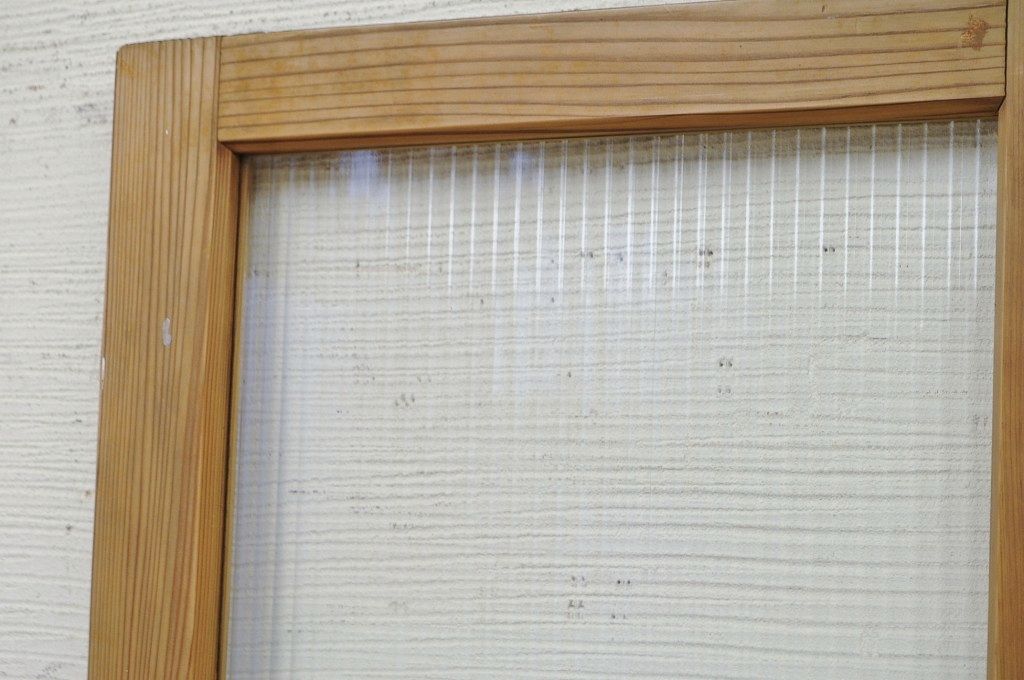古い木味のガラスドアノブモールガラスドア(扉)4
