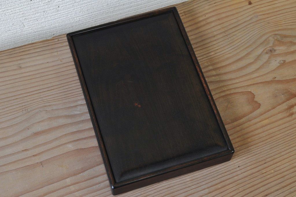 アンティーク雑貨　時代物　古い唐木硯箱
