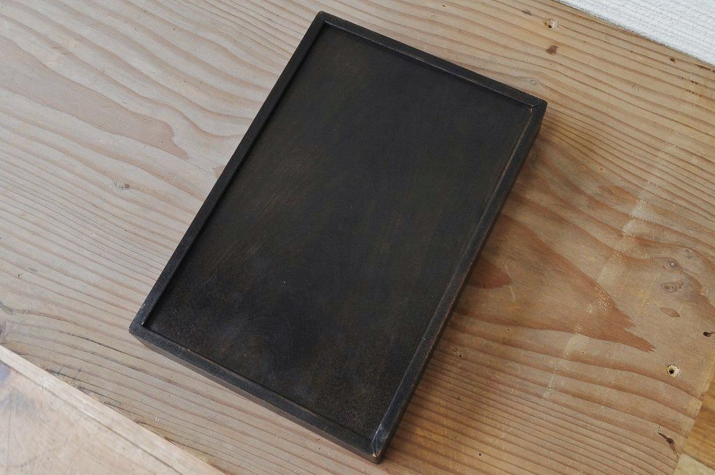 アンティーク雑貨　時代物　古い唐木硯箱