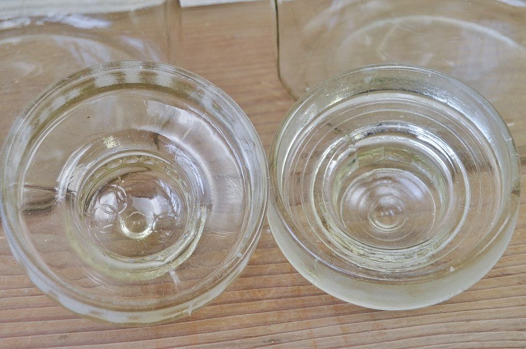 アンティーク雑貨　古いガラス瓶(ビン)3点セット