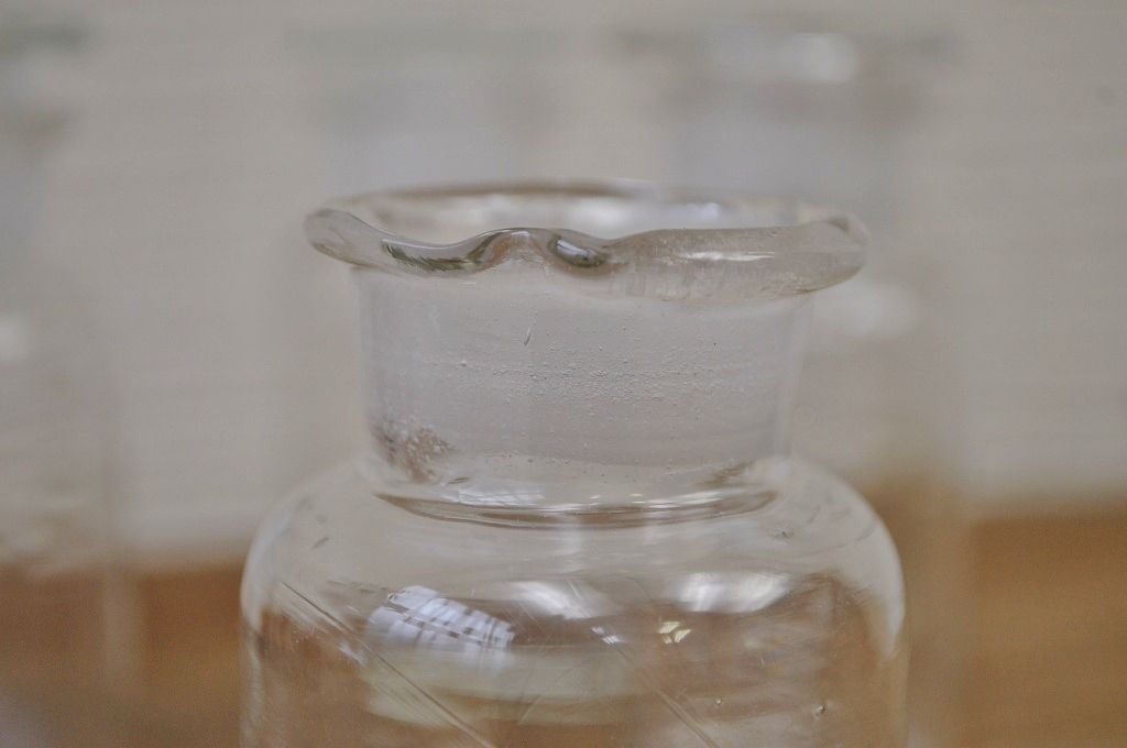 アンティーク雑貨　古いガラス薬瓶(ビン)14個セット