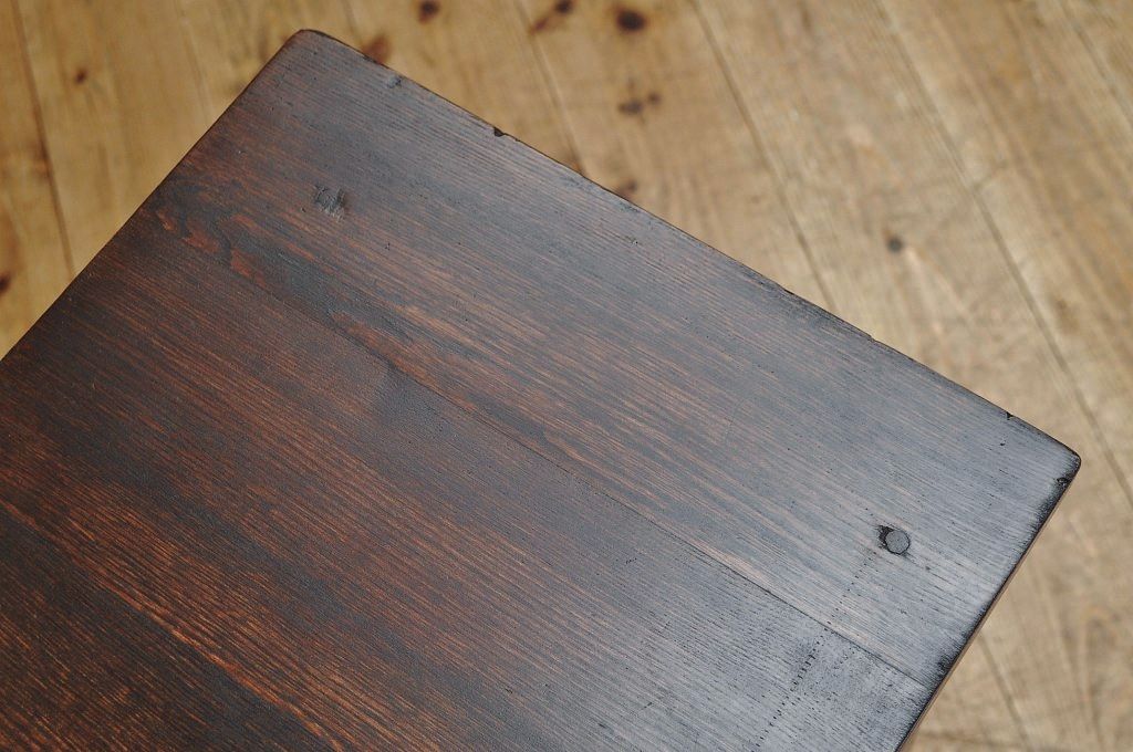 アンティーク家具　希少!古い商家のL型カウンターテーブル