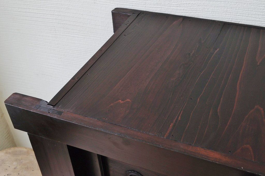 アンティーク家具　極上!古い木の六尺水屋箪笥サイドボード