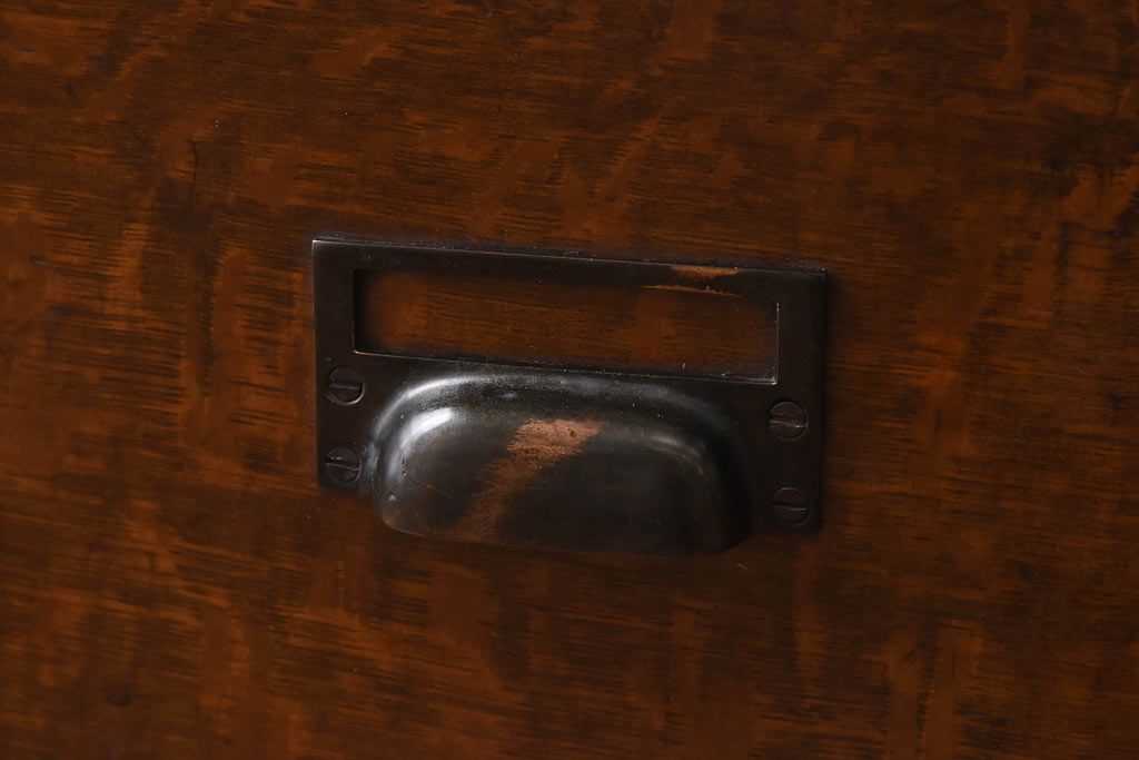 アンティーク家具　イギリスアンティーク　オーク材　作りの良い最高級スタッキングチェスト(引き出し)(R-030372)