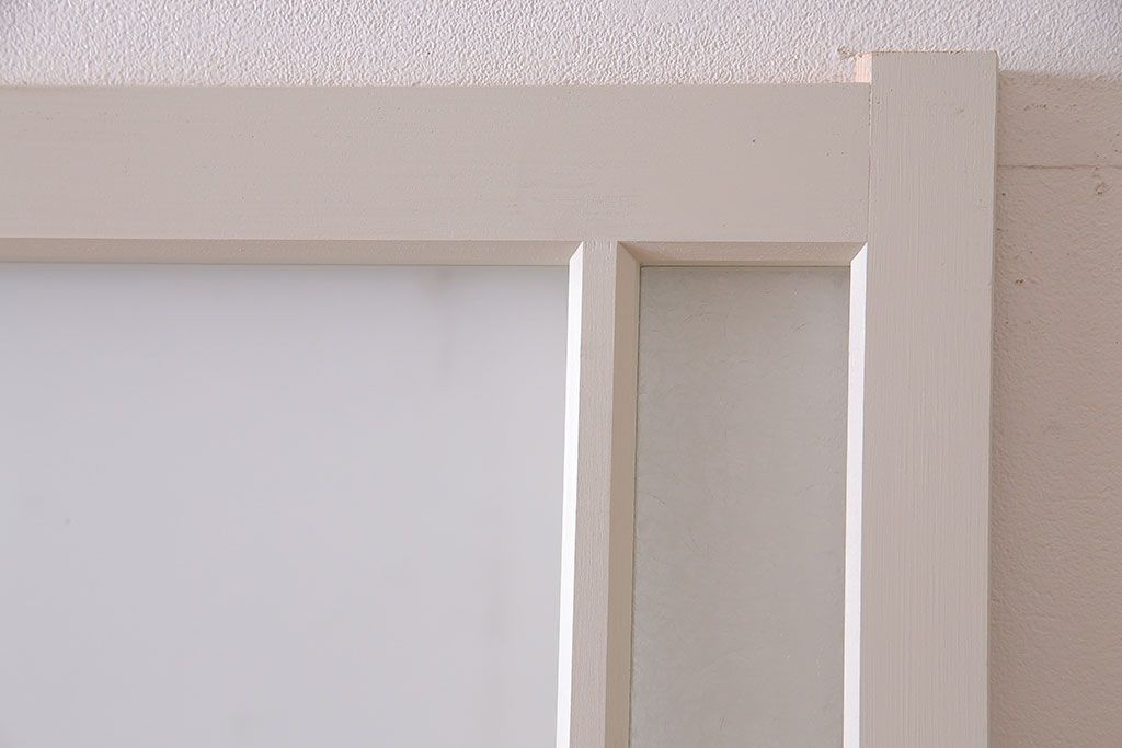 ラフジュ工房オリジナル　優しげで愛らしいカラーの引き戸(建具、ガラス戸)2枚セット