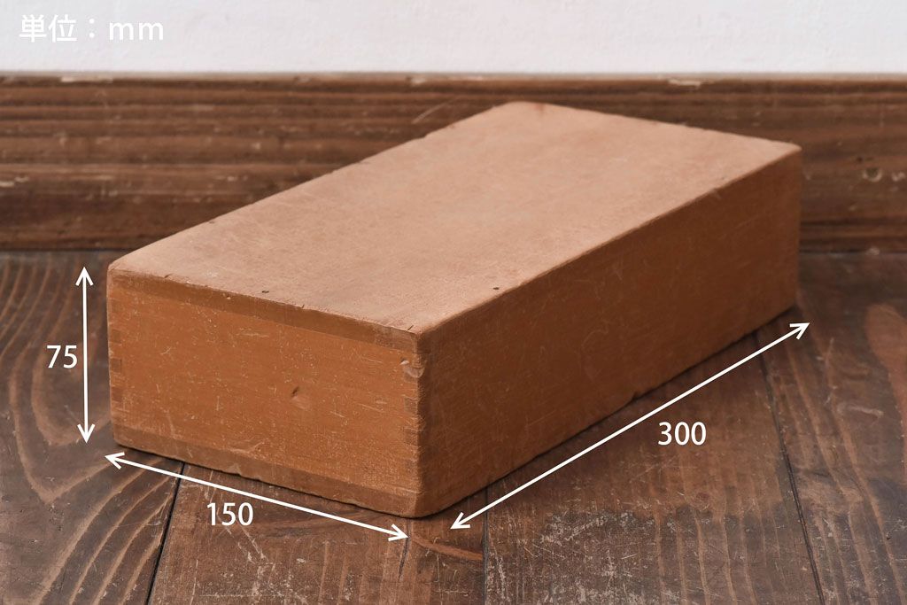 アンティーク雑貨　昭和レトロ　大きな積み木セット【四角形/6ヶ組】(飾り台、花台、ディスプレイ雑貨)(1)