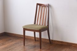 北欧家具　G-PLAN(ジープラン)　緩やかな曲線が魅力のダイニングチェア(椅子)(3)