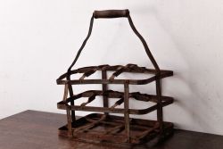 中古　美品　松本民芸家具　シンプルなデザインと深みのある色合いが素敵な額縁(木製フレーム)(R-069287)