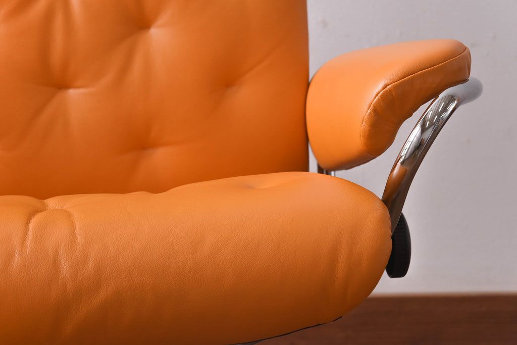 中古　EKORNES(エコーネス)　ストレスレスメトロハイバックチェア・オットマン　クレメンタイン(定価合わせて約32万円)(1)