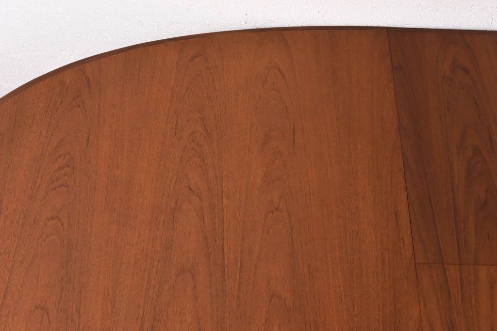 ヴィンテージ家具　北欧ビンテージ　G-PLAN　オーバル型エクステンションテーブル(ダイニングテーブル、ドローリーフテーブル)(1)