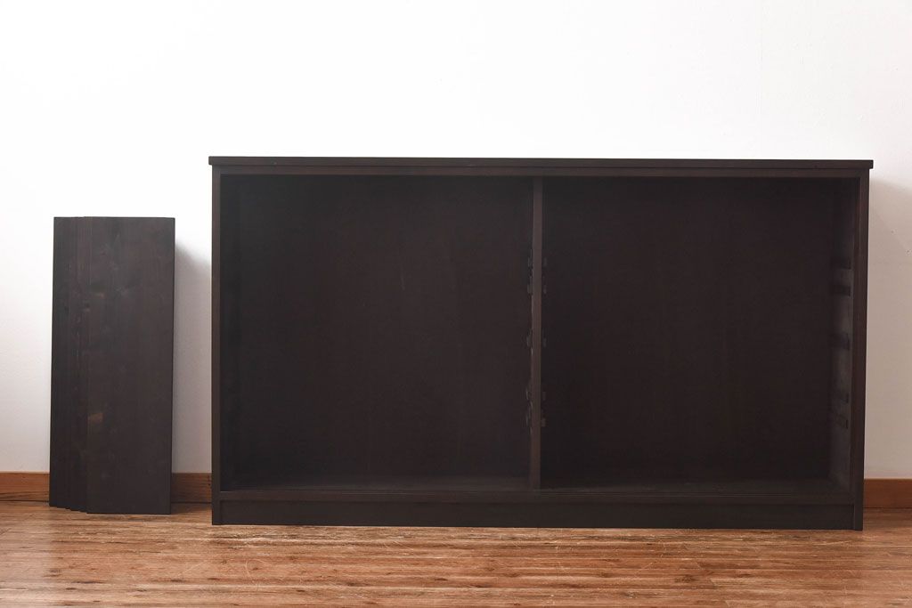 ラフジュ工房オリジナル　古い建具を利用したリメイク戸棚(収納棚、サイドボード)(3)