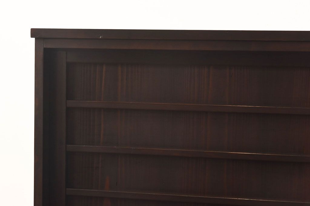 ラフジュ工房オリジナル　古い建具を利用したリメイク戸棚(収納棚、サイドボード)(3)