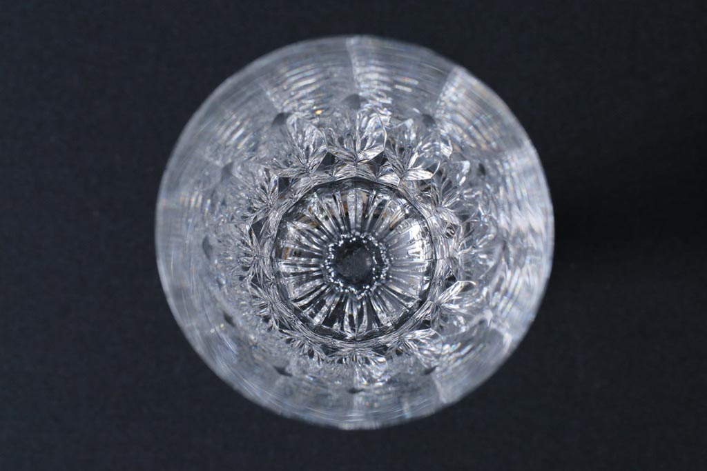 中古　Baccarat(バカラ)　アサス　ウォーターゴブレットグラス(ワイングラス、酒器、ガラス)2脚セット(3)