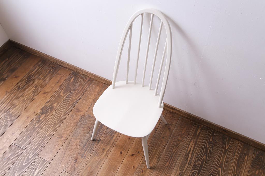 ヴィンテージ家具　イギリスビンテージ　ERCOL(アーコール)　リペイントクェーカーチェア(ダイニングチェア)
