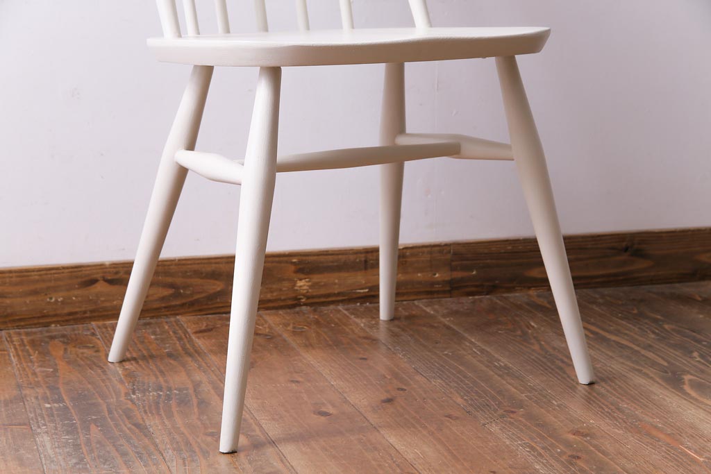 ヴィンテージ家具　イギリスビンテージ　ERCOL(アーコール)　リペイントクェーカーチェア(ダイニングチェア)