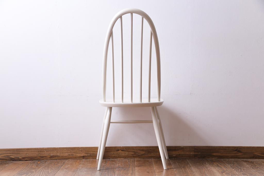 ヴィンテージ家具　イギリスビンテージ　ERCOL(アーコール)　リペイントクェーカーチェア(ダイニングチェア)