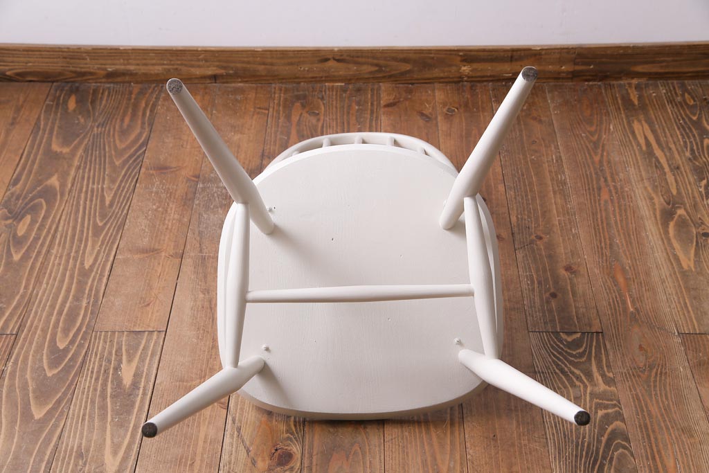 ヴィンテージ家具　イギリスビンテージ　ERCOL(アーコール)　リペイントクェーカーチェア(ダイニングチェア)