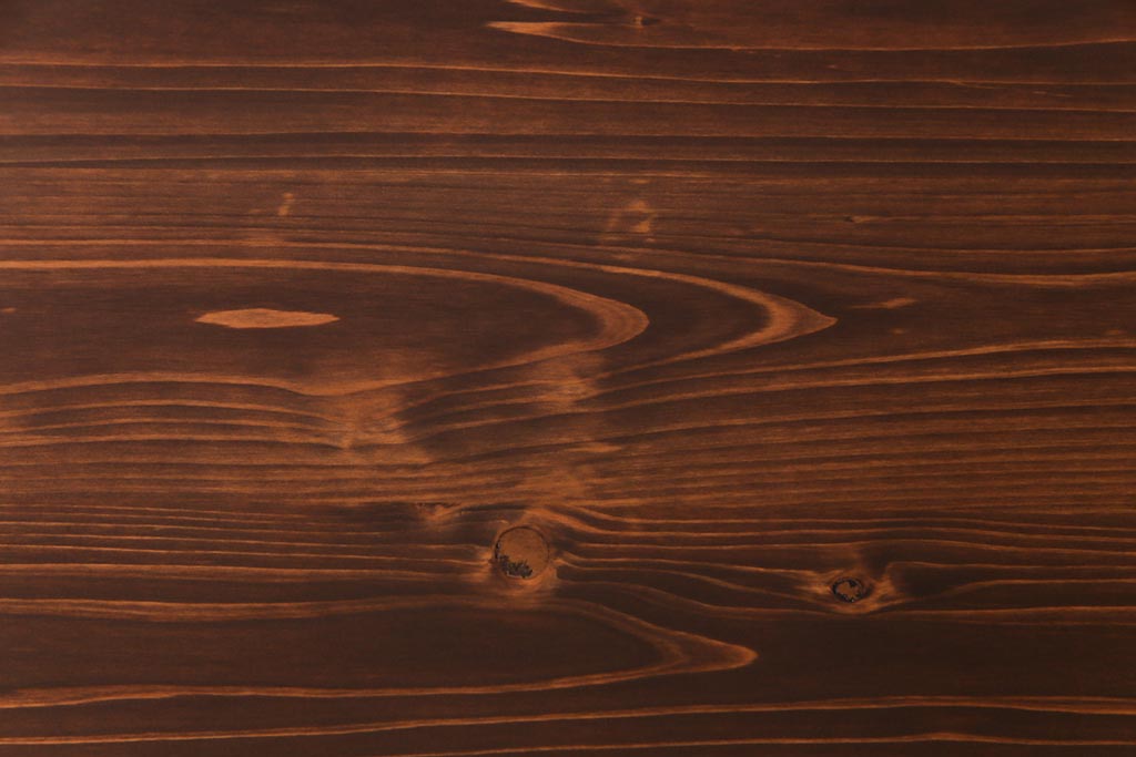 ラフジュ工房オリジナル　ヒノキ材　棚付きで使いやすい淡いペイントカラーの鉄脚テーブル(カフェテーブル、ダイニングテーブル、作業台)