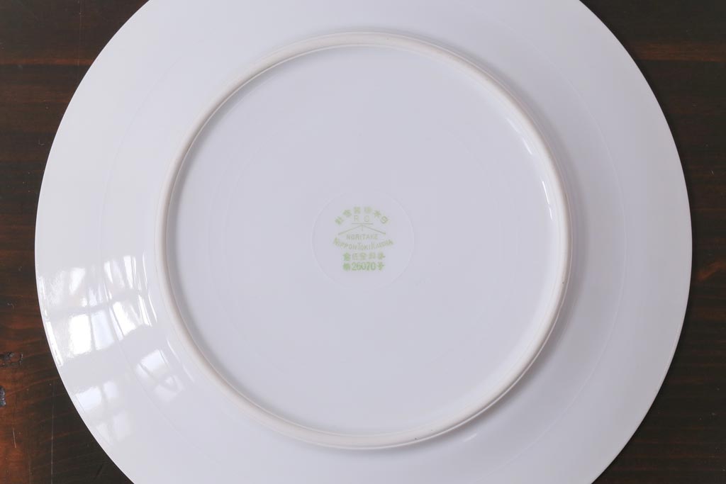 日本陶器　オールドノリタケ(Noritake、則武)　淡い色の小花が愛らしいプレート(皿)3枚セット(1)