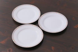 ビンテージ　フランス　LIMOGES(リモージュ)　HAVILAND(アビランド)　淡い花柄が上品なカップ&ソーサー7客セット(ヴィンテージ、金彩、フラワー、C&S、磁器、洋食器)(R-078840)