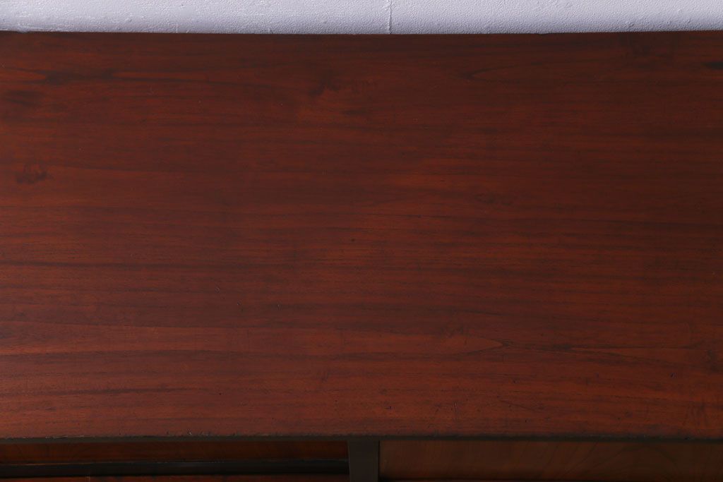 アンティーク家具　和製アンティーク　大正期　漆塗り　上質な空間を演出してくれる佐渡小木箪笥ローボード(佐渡箪笥、リビングボード、収納棚)
