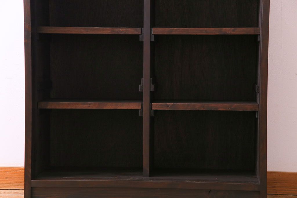 ラフジュ工房オリジナル　書院戸をリメイクした上品な戸棚(組子、収納棚、サイドボード)