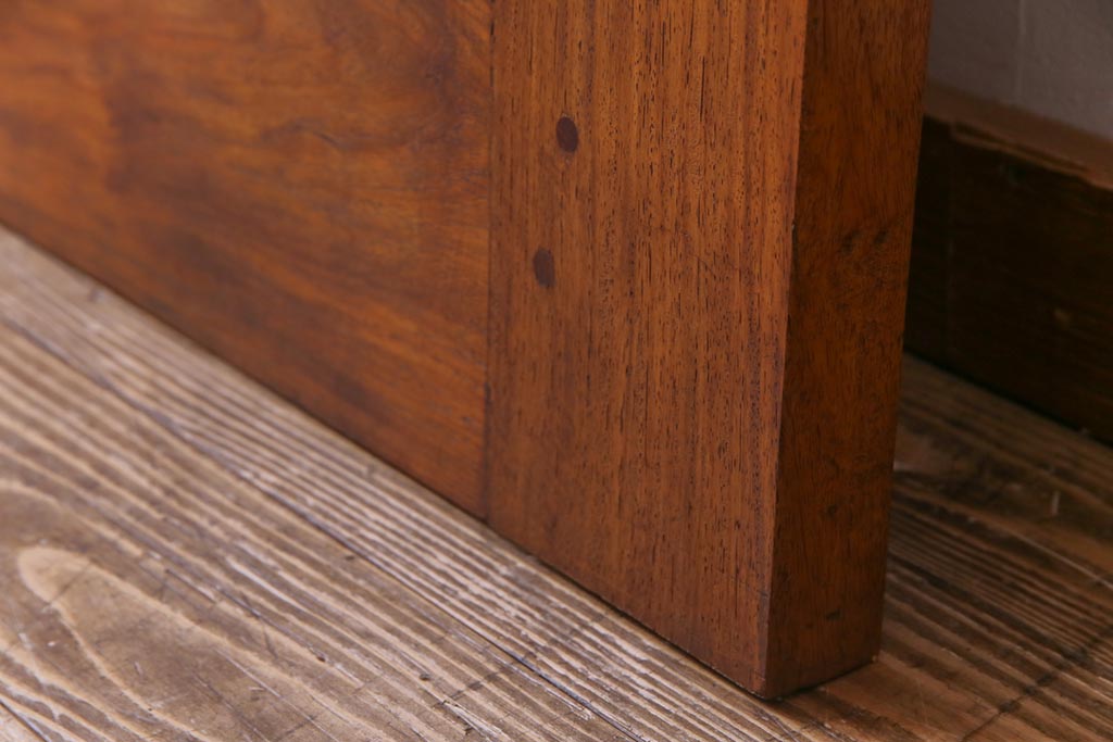 昭和レトロ　花梨材　味わい深い木肌のビンテージドア(扉、建具、カリン材)(2)